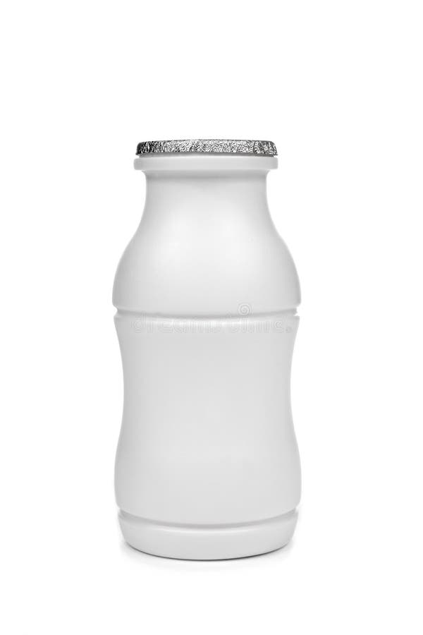 Bottle of drinkable yogurt