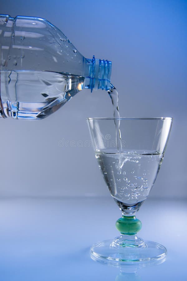 Bottle And Glass Of Mineral Water Picture. Image 13753708