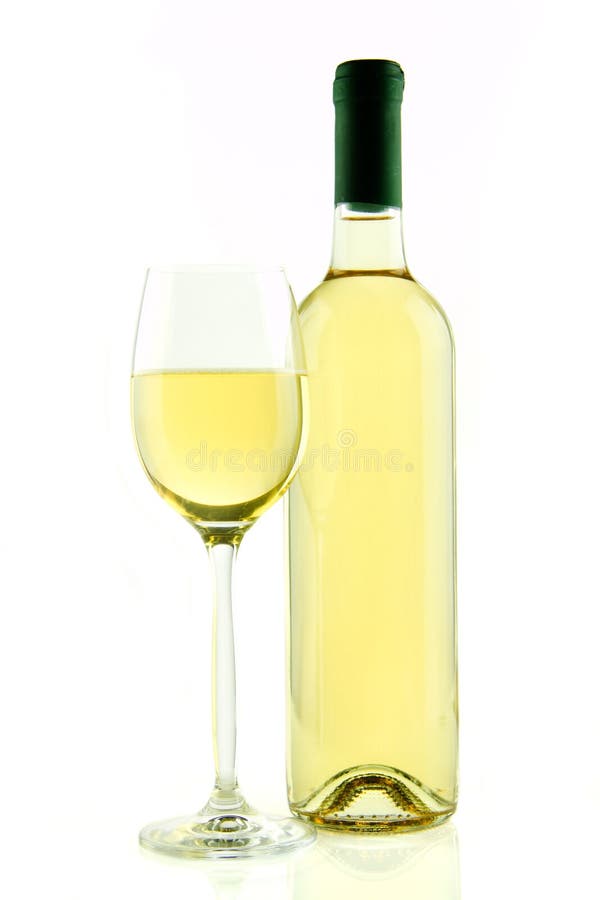Wine bottle and glass stock photo. Image of taste, wine 24461566