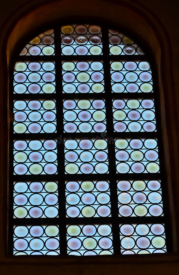 Bottle Glass Window stock image. Image of architecture 45970815