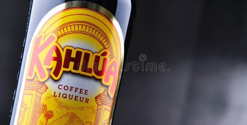 Bottle of Kahlua liqueur