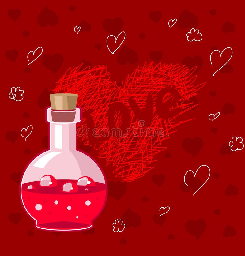 Bottle of love elixir