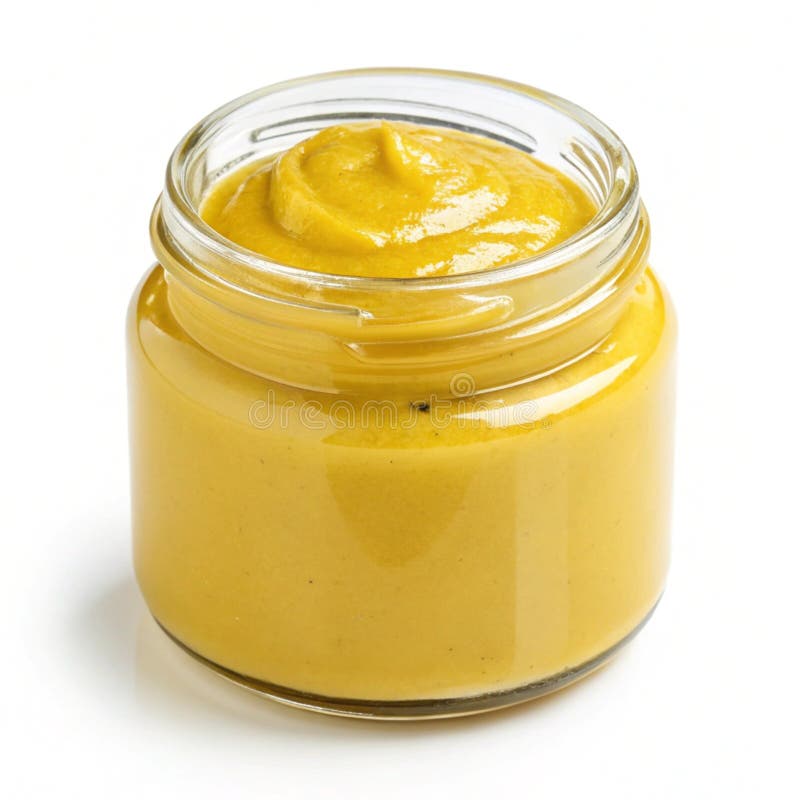 Mustard isolated on white background vector illustration