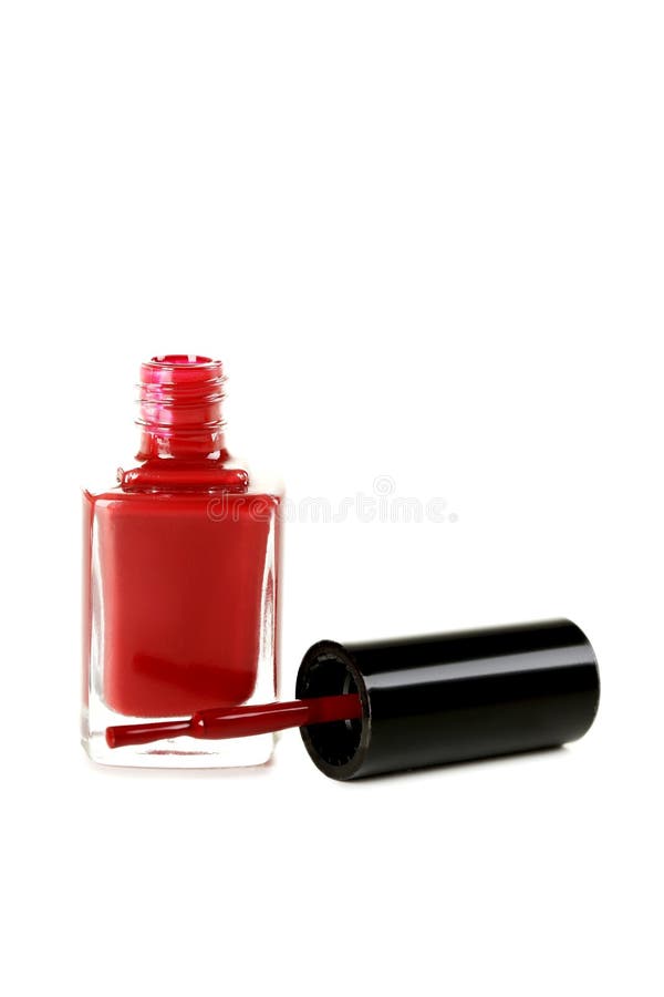 Bottle of nail polish stock image. Image of colorful 64250399
