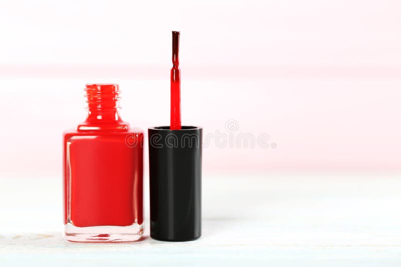 Bottle of nail polish stock photo. Image of gloss, colored 65681654