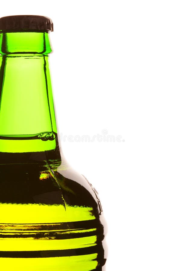 Bottle neck against white stock image. Image of object 19002941