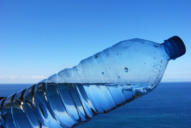 Bottle and ocean