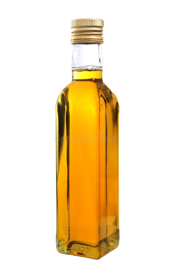 The bottle of olive oil