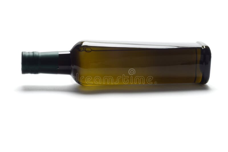 Bottle of olive oil stock photography