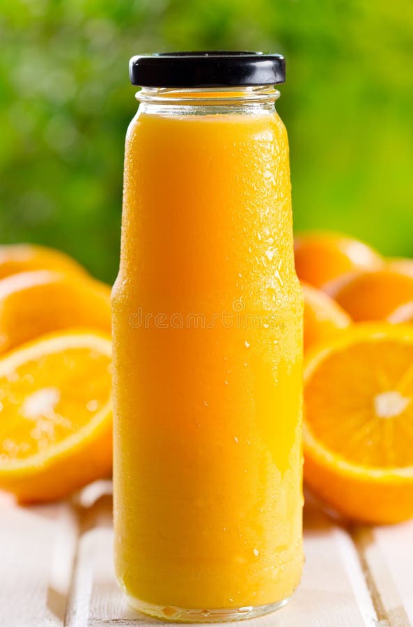 Bottle of orange juice stock photo. Image of citrus, exotic 19098266
