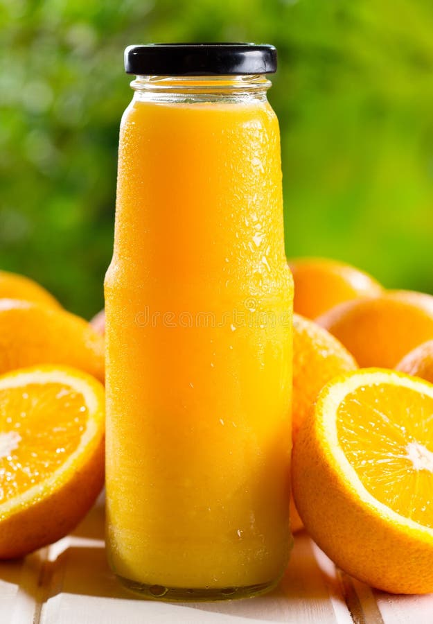 Bottle of Carrot Orange Juice Stock Image - Image of eating, vegetarian