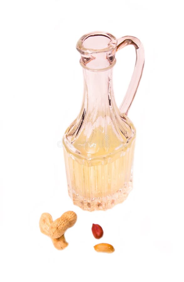 Bottle with peanut oil stock photo. Image of bottle, vegan 69378810