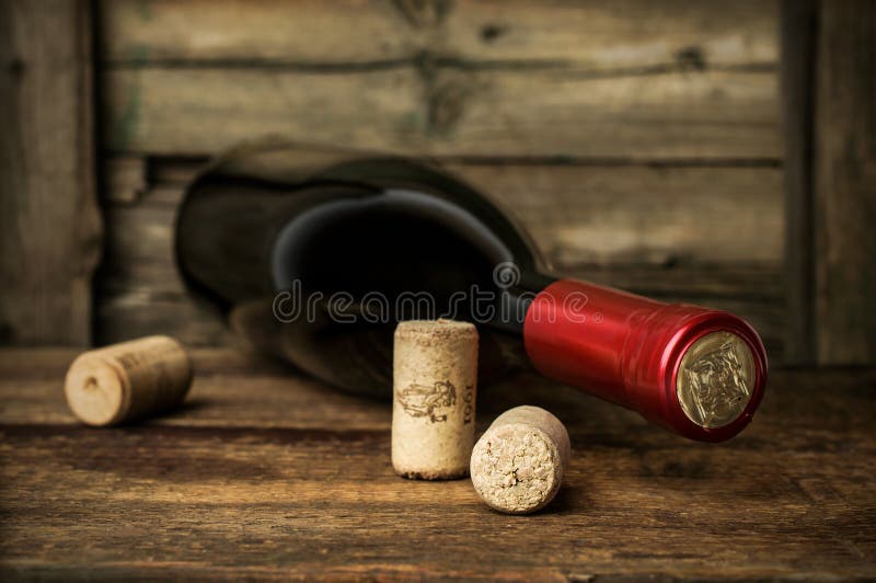 Wine and corks stock image. Image of cork, glass, bordeaux 23712437