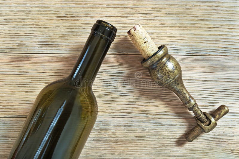 Open Bottle Of Red Wine Stock Image Image Of Tilt Bottle 32051567