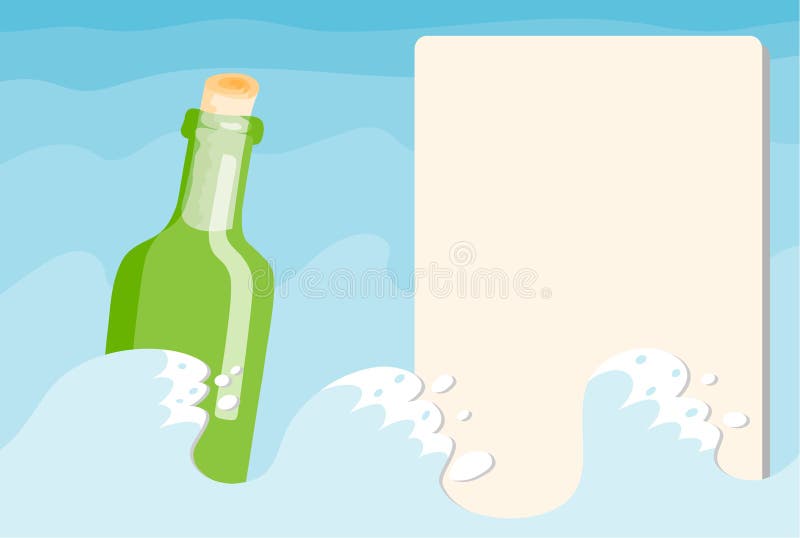 Bottle in the sea