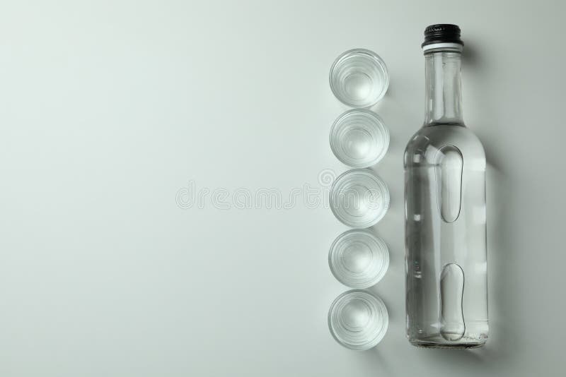 Bottle and Two Shots of Homemade Sloes Liqueur Stock Image Image of