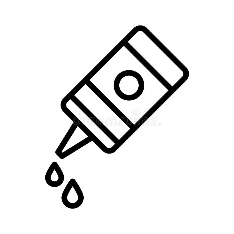 Bottle thin line vector icon stock illustration