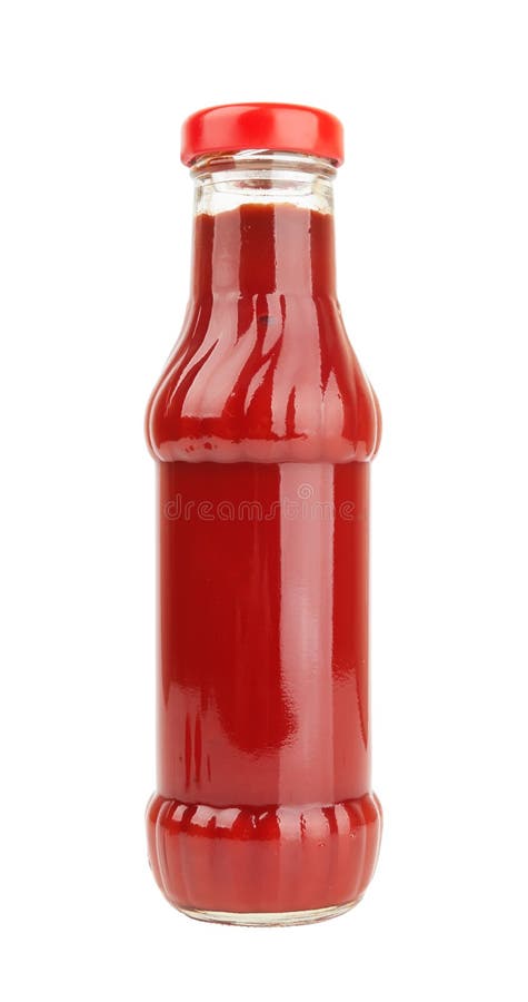 Bottle of tomato sauce