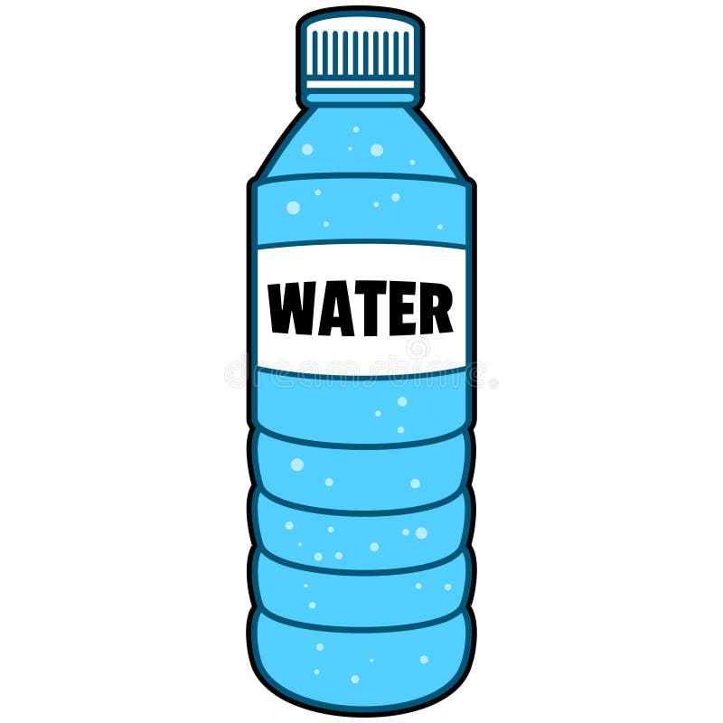 Bottle of Water stock vector. Illustration of plastic - 53675001 Bottle of Water stock vector. Illustration of plastic - 53675001