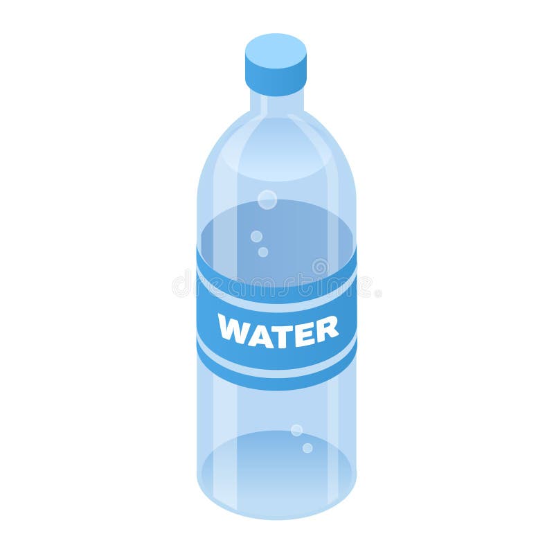 Water bottle stock vector. Illustration of food, bottle - 54054306