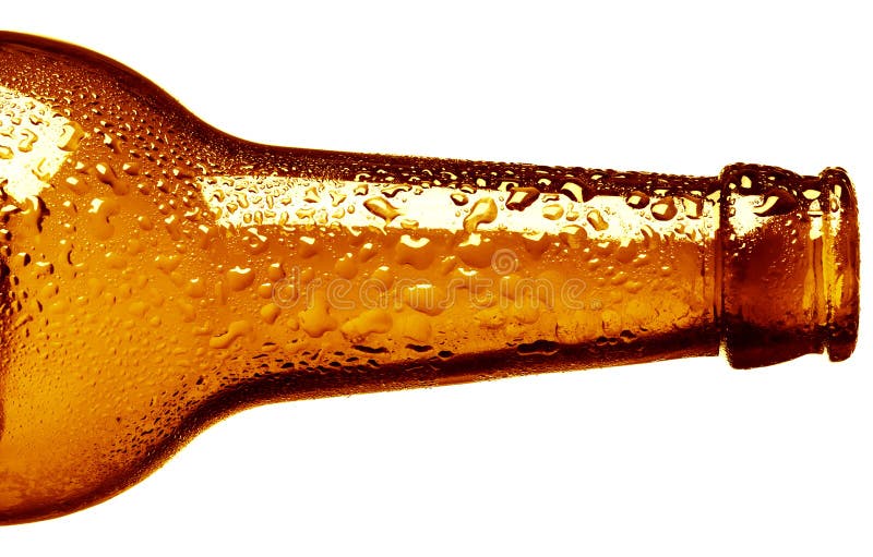 Bottle with water drops stock image. Image of transparent 7509981