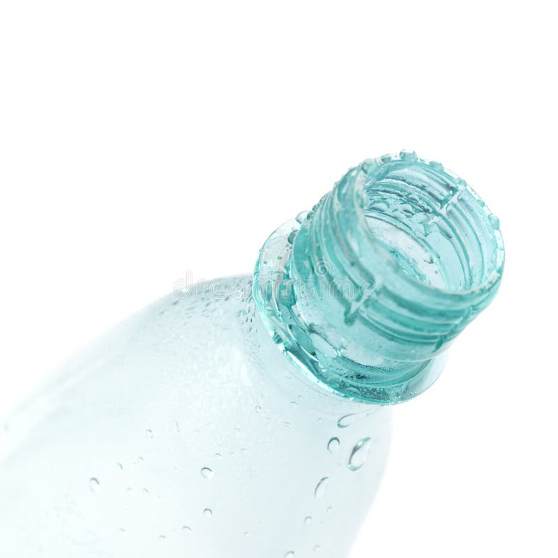 Bottle with water drops stock image. Image of glass, life 8790967