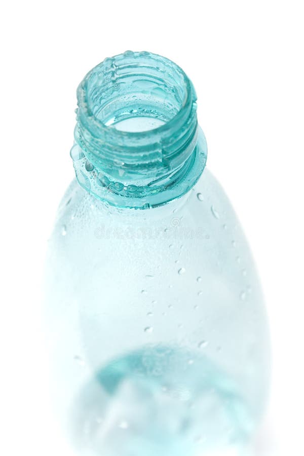Bottle with water drops stock image. Image of thirsty 8791287