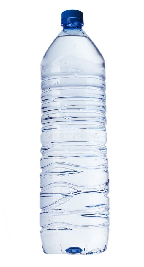 Bottle of water isolated