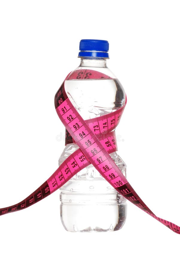 Bottle Water Weight Loss Concept