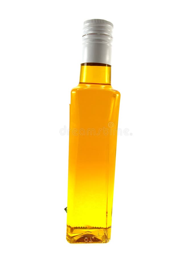 Bottle With Yellow Oil Stock Image Image Of Shape Unopen 11210263