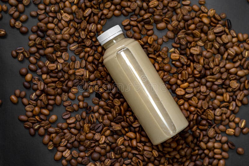 Mock Up Bottled Iced Coffee Stock Photo Image of caffeine, arabica