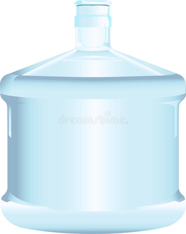 Vector Realistic Bottles Of Water Stock Illustration - Download