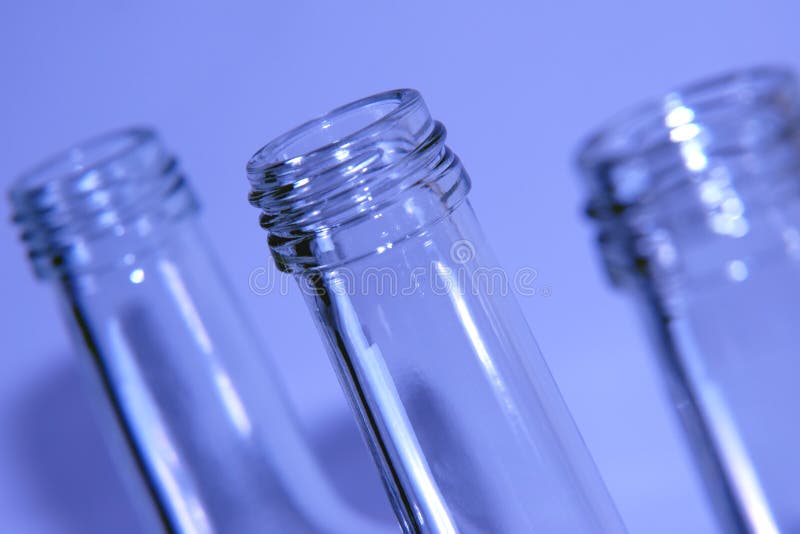 Bottlenecks blue royalty free stock image Bottlenecks blue royalty free stock image