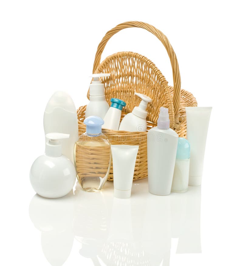 Bottles for care with basket