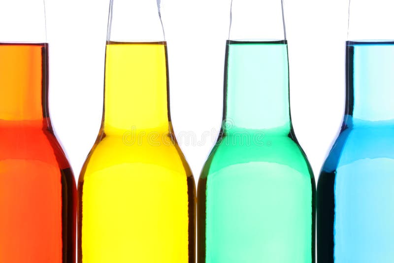 Download Bottles Red Yellow Green Blue Stock Photo Image Of Water Four 6263436 Yellowimages Mockups