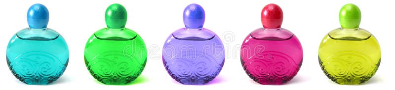 Bottles of perfume