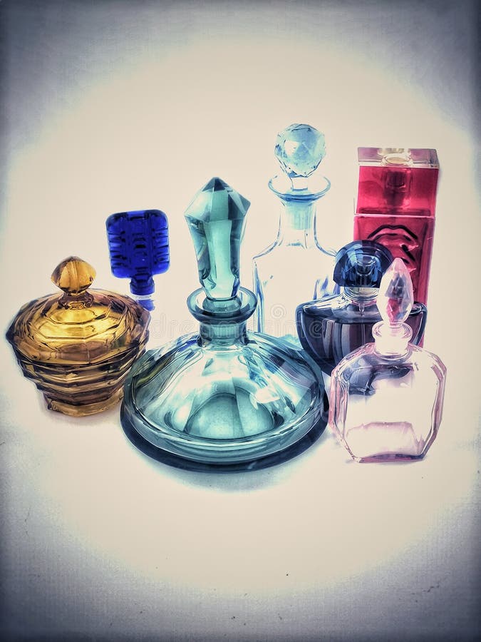 Decorative Perfume Bottles stock image. Image of ornate 18603885