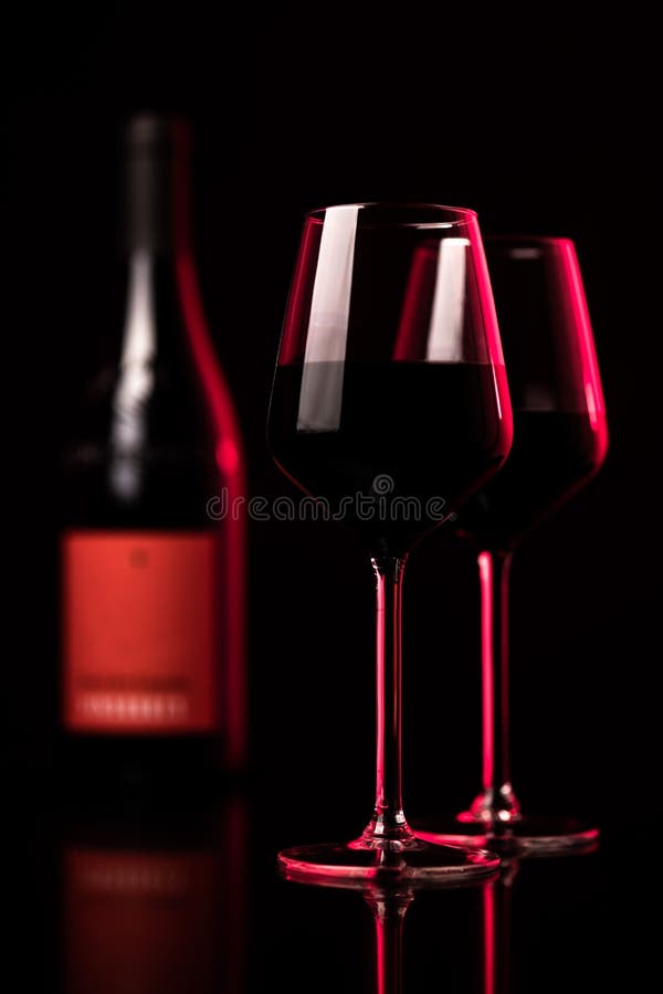 Bottles of Quality Red Wines Stock Photo Image of rustic, drink