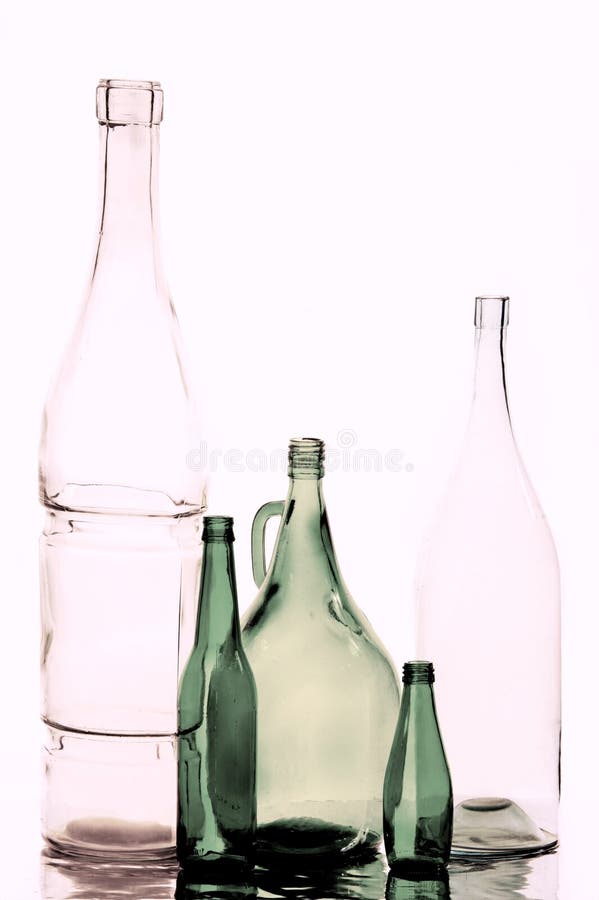 Bottles texture royalty free stock images