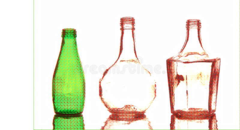 Bottles texture royalty free stock photos