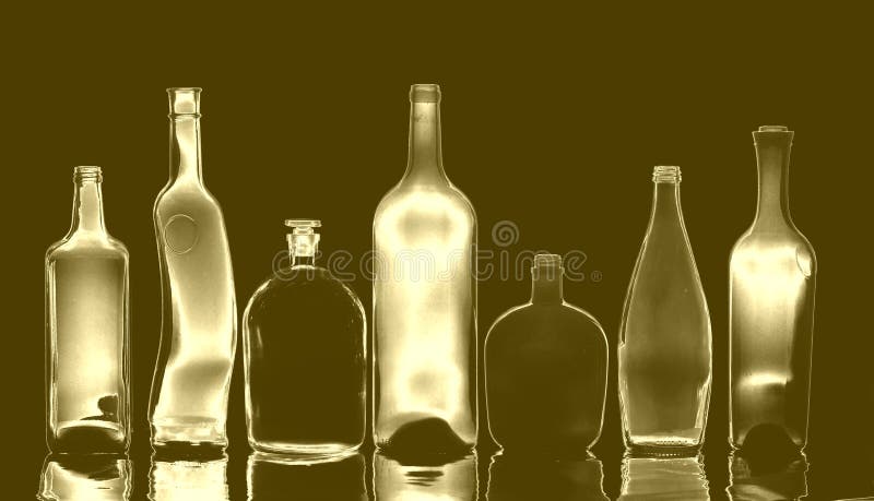 Bottles texture royalty free stock image