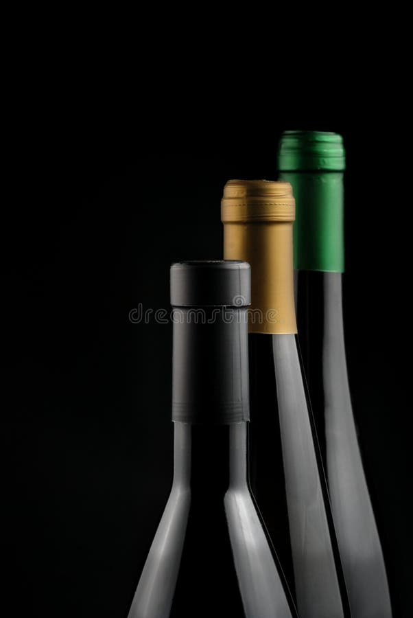 Bottles of wine stock image. Image of bottles, background 26744995