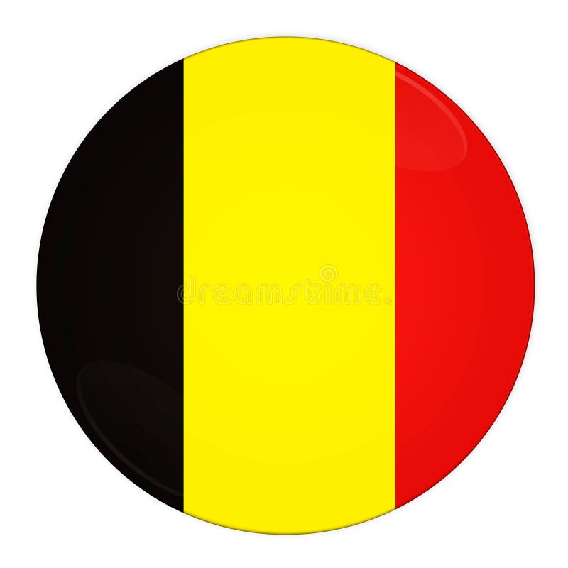 Botón de Bélgica con el indicador libre illustration Botón de Bélgica con el indicador libre illustration