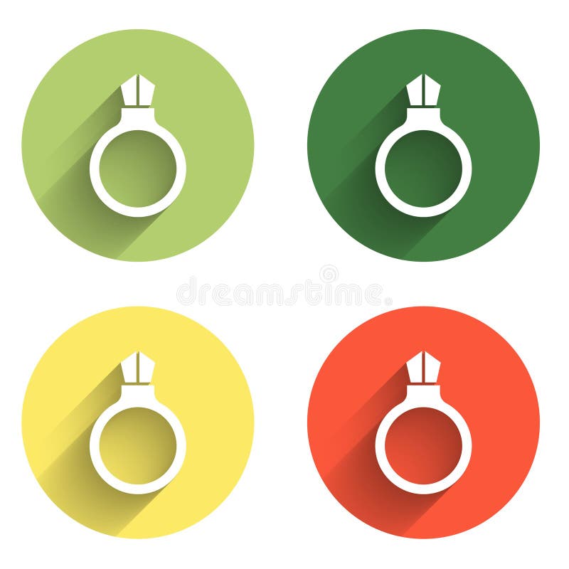 . botón de círculo de color