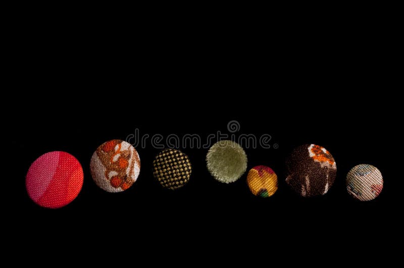 Botões velhos de estofamento fotografia de stock Botões velhos de estofamento fotografia de stock