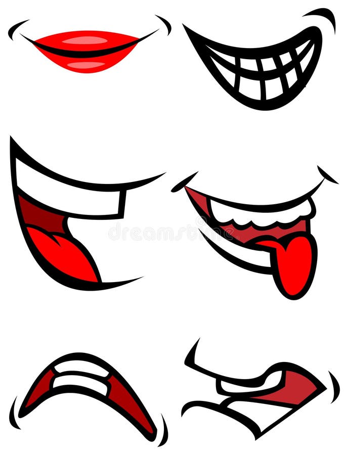 Bouches de sourire illustration libre de droits Bouches de sourire illustration libre de droits