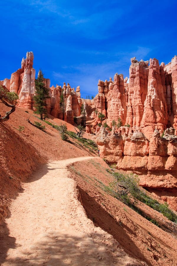 Boucle du jardin de la Reine de gorge de Bryce photographie stock Boucle du jardin de la Reine de gorge de Bryce photographie stock