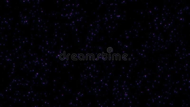 Boucle flottante brillant rose étoile particules bleu animation