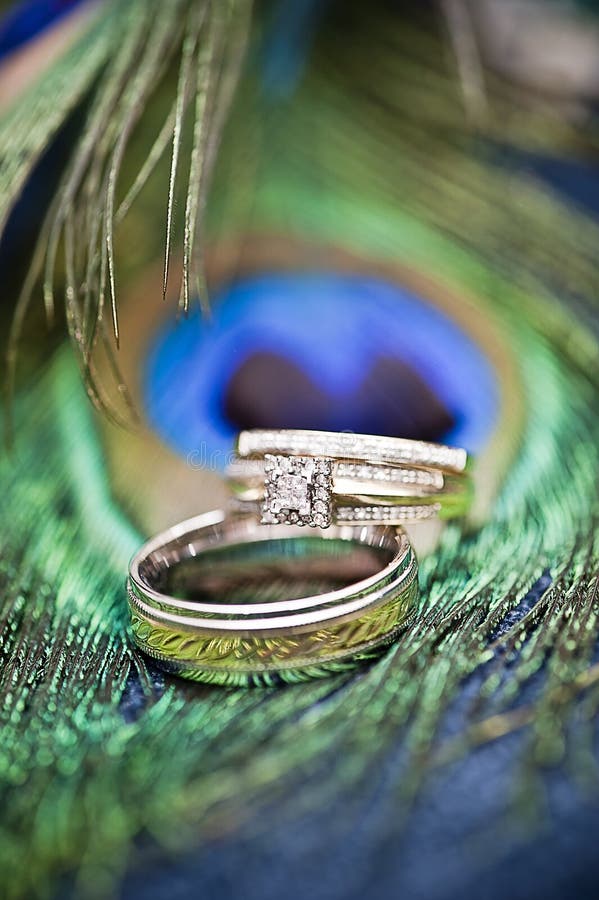 Boucles de mariage photo stock Boucles de mariage photo stock