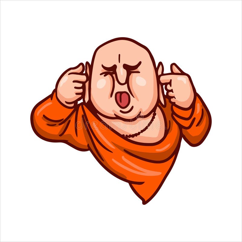 Bouddha A Couvert Ses Oreilles Et A Colle Sa Langue Fermez Le Symbole Illustration De Vecteur Illustration Du Cartoon Hooey Bouddha A Couvert Ses Oreilles Et A Colle Sa Langue Fermez Le Symbole Illustration De Vecteur Illustration Du Cartoon Hooey